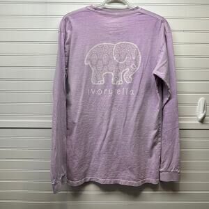 Ivory Ella Long Sleeve Crewneck Tee Shirt Size M